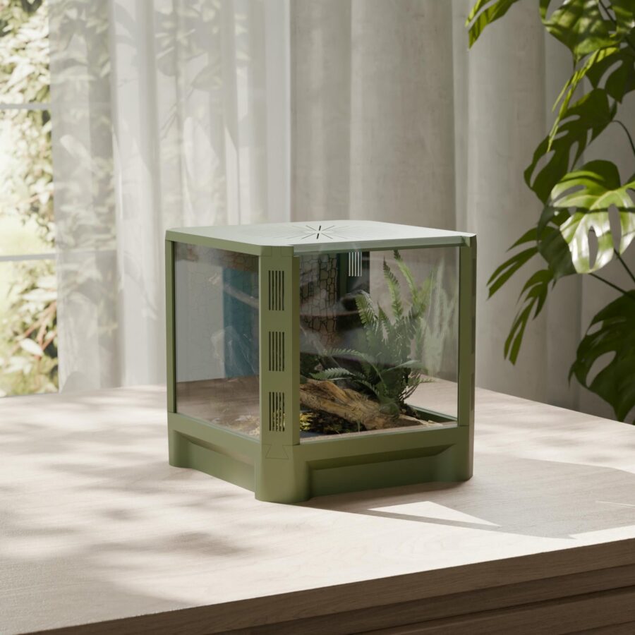 Terrarium Terradise 15x15x15cm - Zielone. Nowoczesne, designerskie Terrarium.